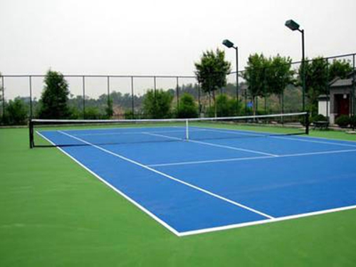 硅PU網球場